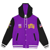 2600 - Hooded Baseball Jacket