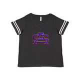 Big Purple - Vintage Football T-Shirt - Women