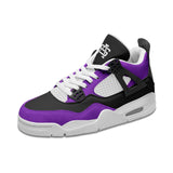 2600 - Jordan Style Sneaker (Purple + Black)