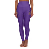 Big Purple - High Waisted Yoga Leggings