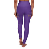 Big Purple - High Waisted Yoga Leggings