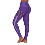 Big Purple - High Waisted Yoga Leggings